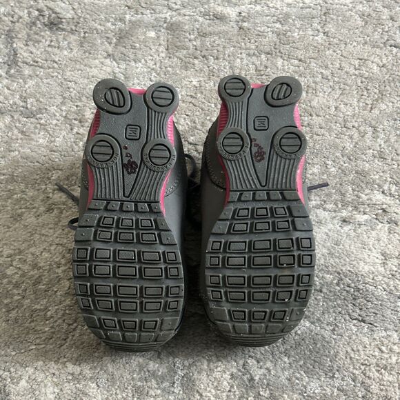 Nike Shox Shoes Gray Pink Baby Girl 9C 848119-006 Toddler Sneakers - Picture 7 of 8